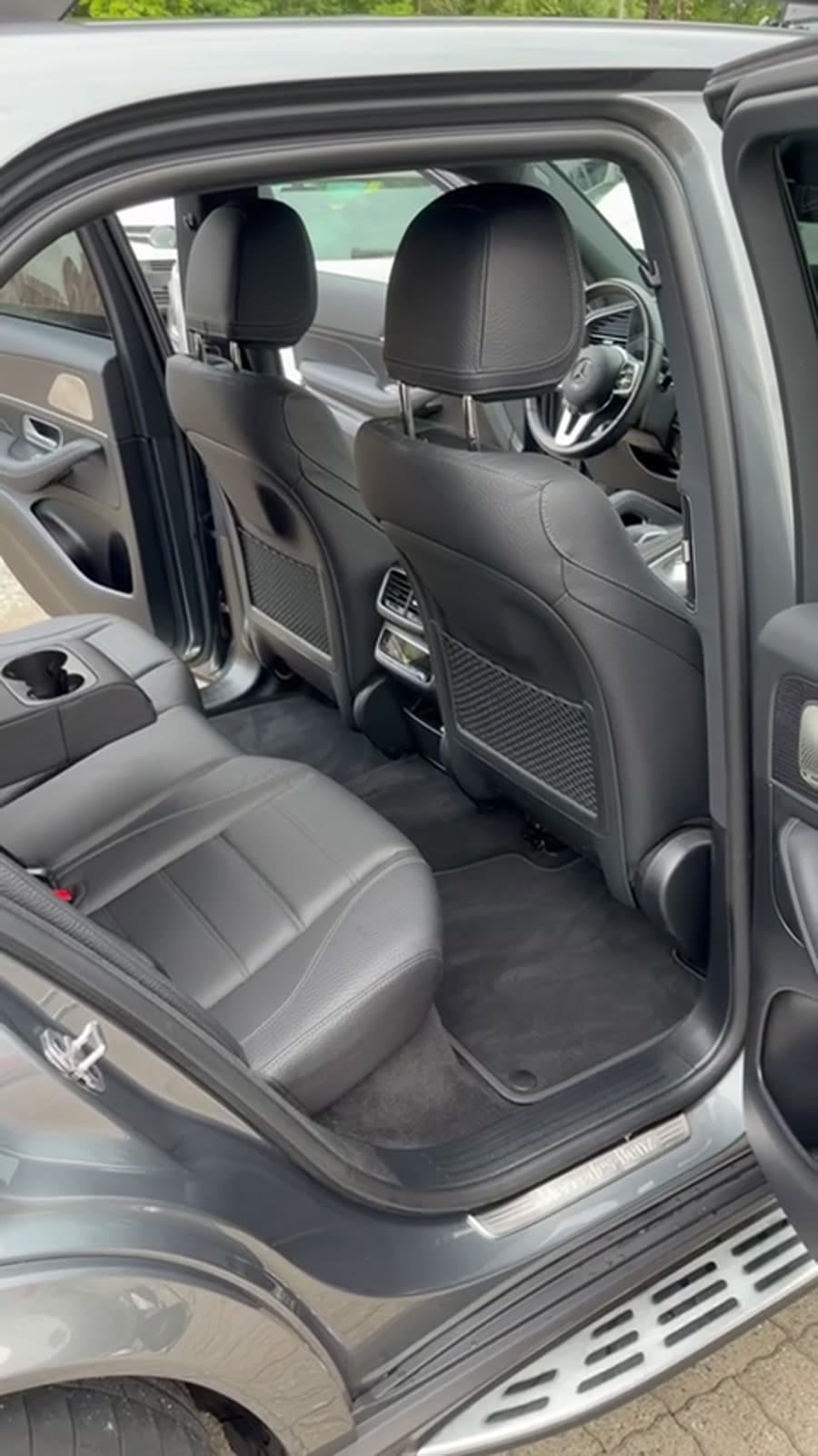 Banquette arrière Mercedes après une intervention Swiss Auto Clean